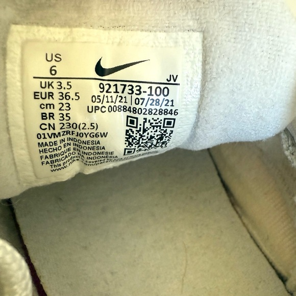 NIKE AIR MAX 97 SHOES SNEAKERS WOMEN YOUNG GIRLS Reflective Size 6 Streetwear - Picture 15 of 16